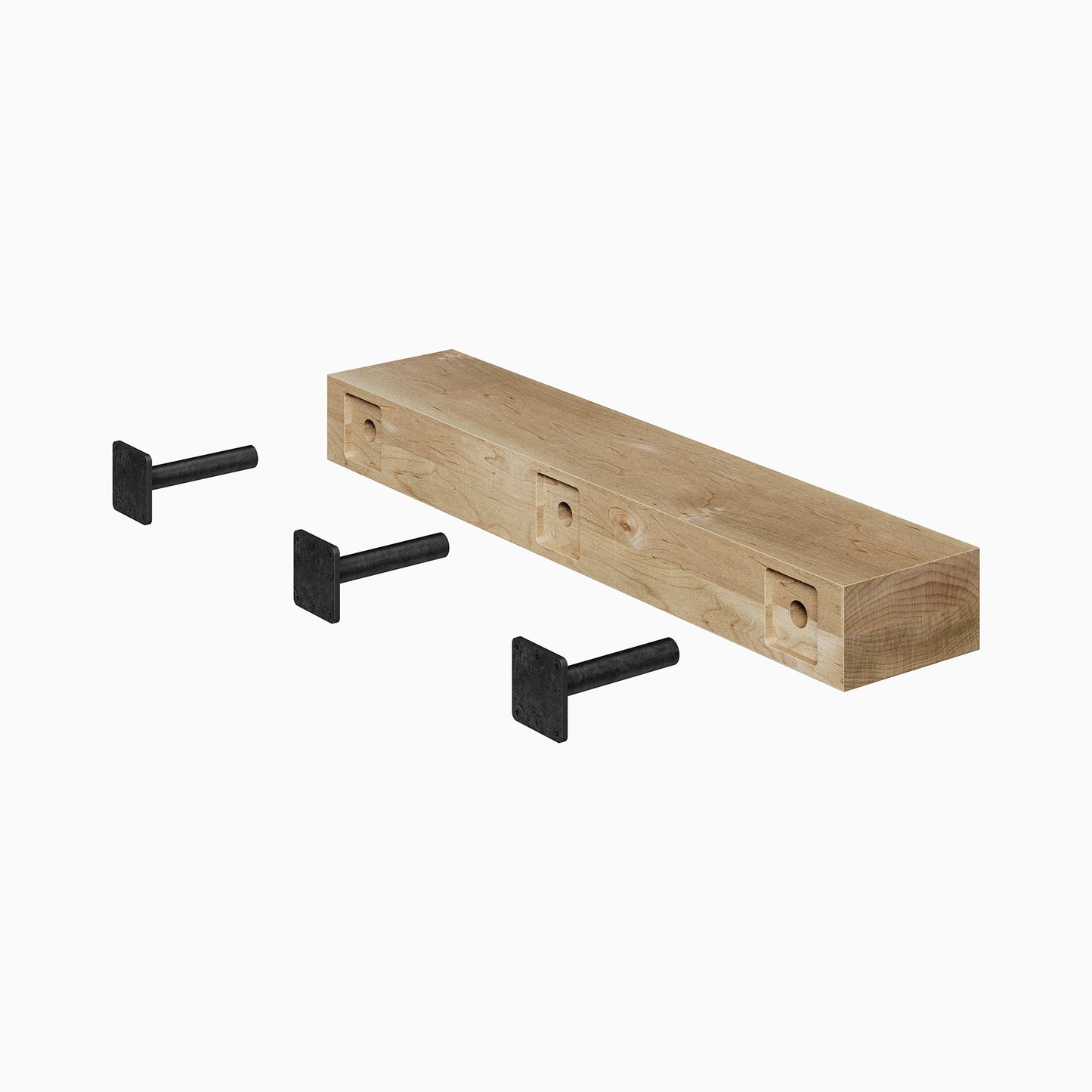 Glenn Single Rod Floating Shelf Brackets